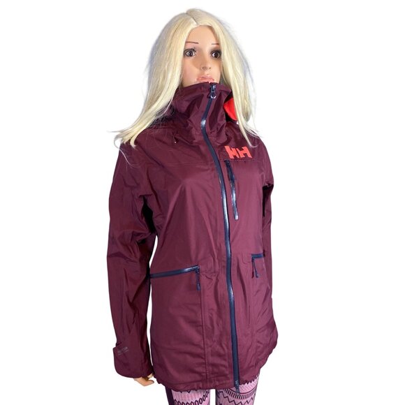 Helly Hansen Aurora Infinity Ski Soft Shell Jacket Amethyst W’s Large MSRP$650 - Picture 3 of 17